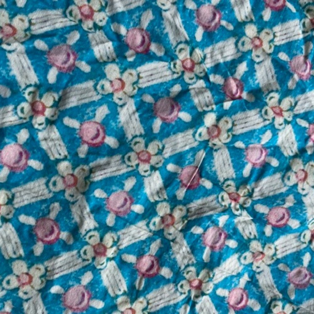 Magnolia Pearl Turquoise Floral Scarf - Picture 2 of 14